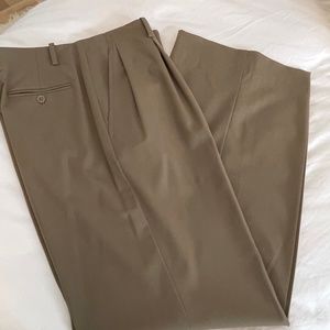 Versace wide leg wool dress pant